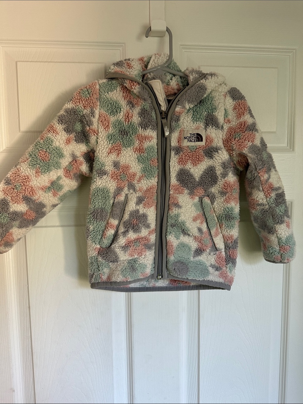 The North Face Kids' Pastel Floral Sherpa Jacket
